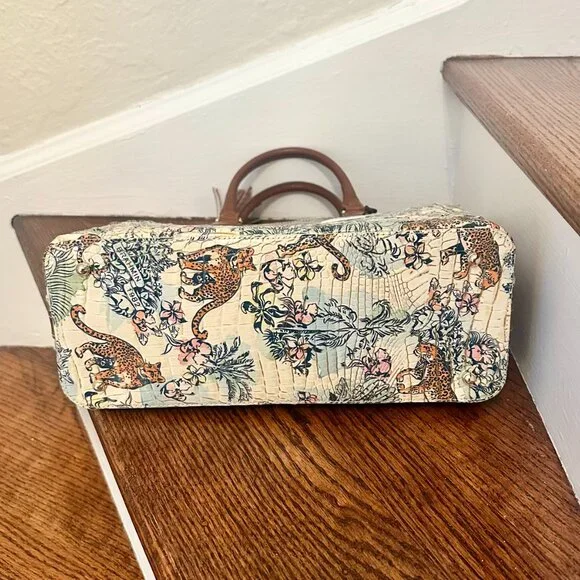 Brahmin Large Duxbury Satchel & Ady Wallet NWT ~ Souvenir Panthera🐆Animal Print - Picture 4 of 9